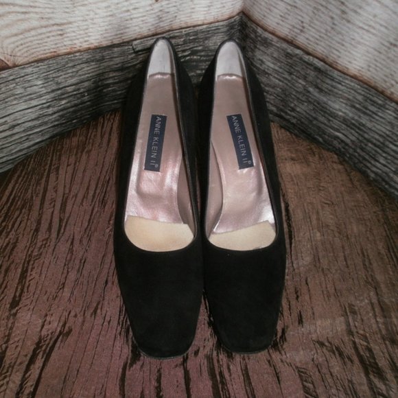 ANNE KLEIN Suede Leather Pumps Sz 8 N - Picture 4 of 9